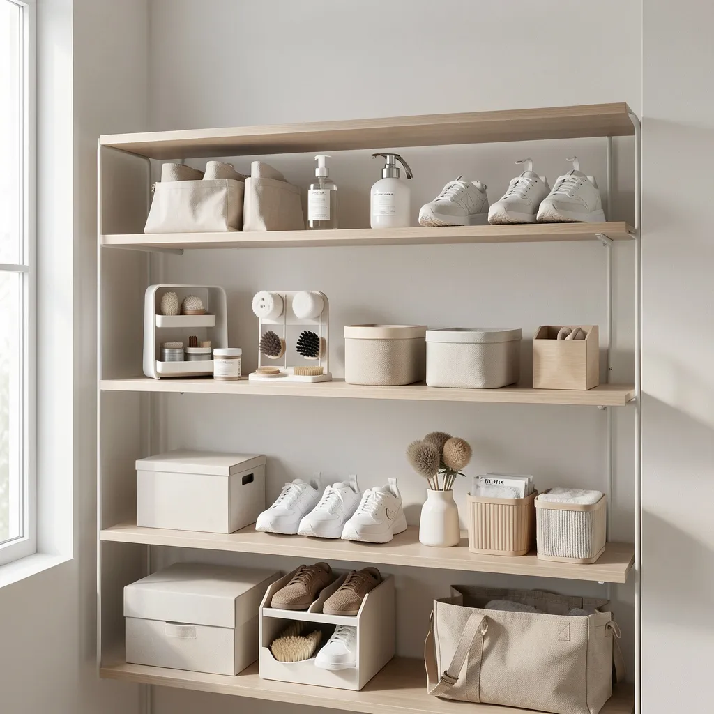 Compact two-level vertical system