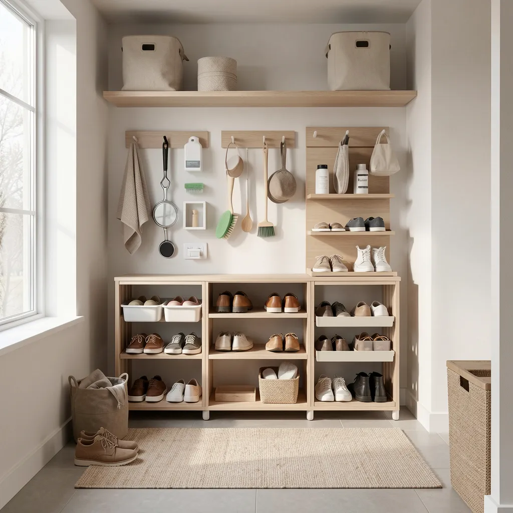 Compact horizontal storage unit